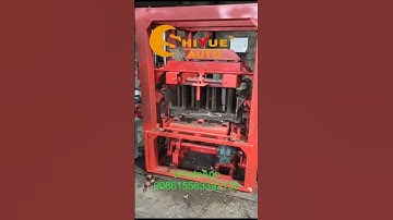 QTJ4-26 hollow block concrete brick making machine block machine cement brick machine shiyue machine