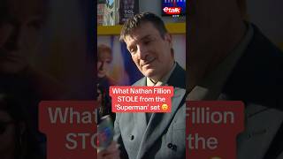 What Nathan Fillion STOLE from the ‘Superman’ set 😮