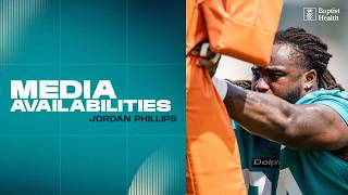 DL Jordan Phillips meets with the media | Miami Dolphins