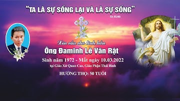 Nghi thức nhập quan và các giờ viếng cầu nguyện cho linh hồn Đaminh Lê Văn Rật