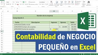 Como llevar la CONTABILIDAD de un Negocio Pequeño en Excel