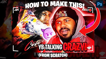 HOW TO MAKE A REACTION THUMBNAIL FROM SCRATCH (PHOTOSHOP 2022)