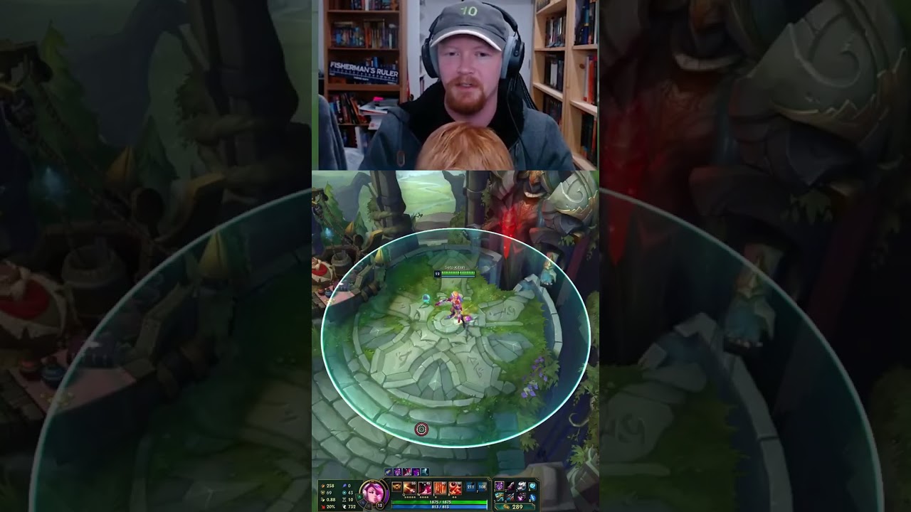 He snuck out of bed to watch dad play League 