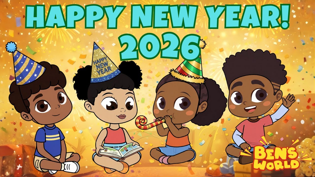 Happy New Year Songs for Kids 🎆 | Ben’s World New Year Song Compilation ...