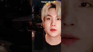 Yoongi Doing Video Call To Me