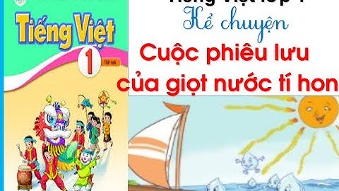 Kể chuyện Cuộc phiêu lưu của giọt nước tí hon| Tiếng Việt lớp 1| Cô Thu