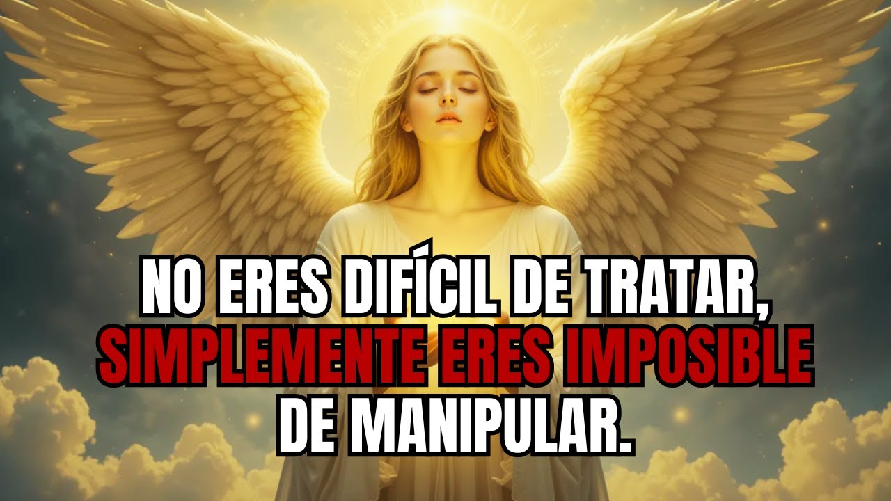 TÚ NO ERES DIFÍCIL: ERES IMPOSIBLE DE MANIPULAR | Mensaje para los Elegidos