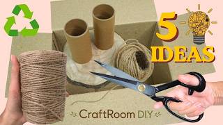 5 Genius Cardboard Ideas That Look Expensive! DIY Home Decor