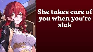 She takes care of you when you're sick