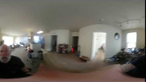 IClone animation superimposed on a 360 video
