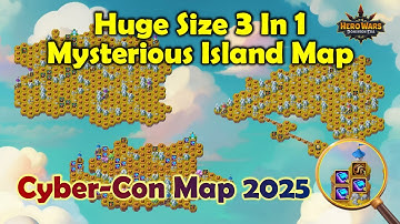 Cyber-Con Mysterious Island Map || 3 In 1 Mysterious Island Map || November 2025