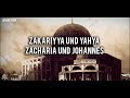 Zakariyya zacharia und yahya johannes