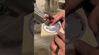 Fun little piece I cut out last night #scrollsaw #timelapse