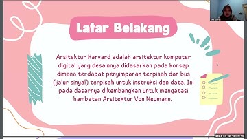 Arsitektur Von Neumann dan Arsitektur Harvard