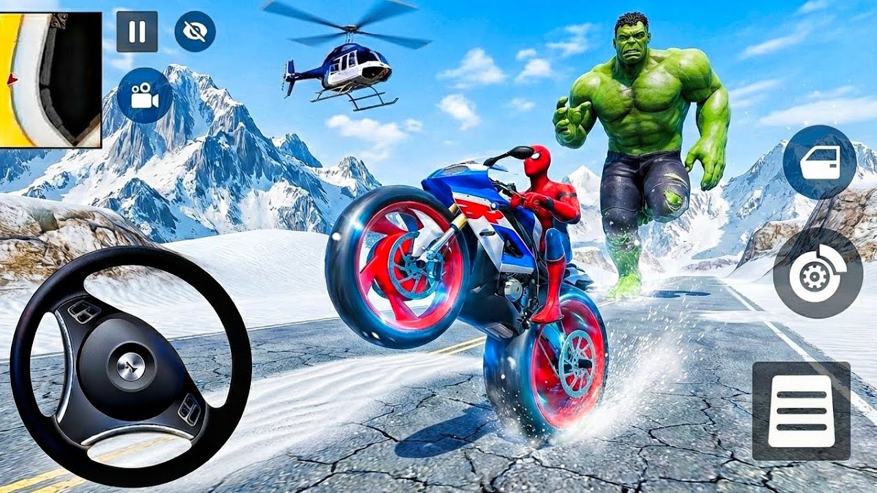 🦚Indian Aura Simulator 🥰Spiderman Became Escape From Hulk 💯 3D Game Lot's of Police Car Android #2