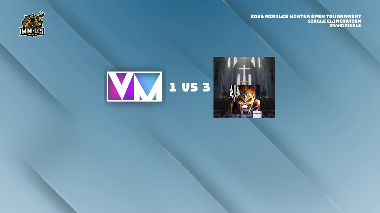 2026 MiniLCS Winter Open - Weenie Hut Junior Bracket - Grand Finals