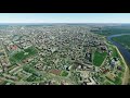 Microsoft Flight Simulator - Оренбург - обзор камерой дрона