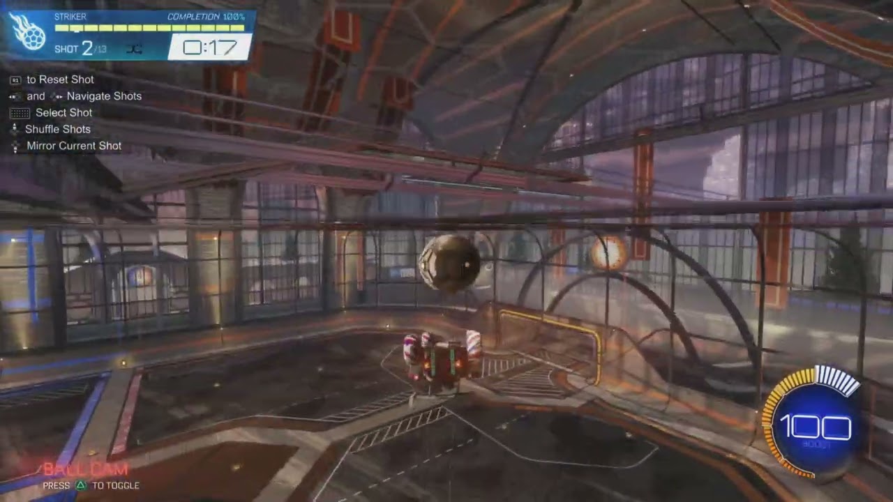 Best ceiling shot in rocket league