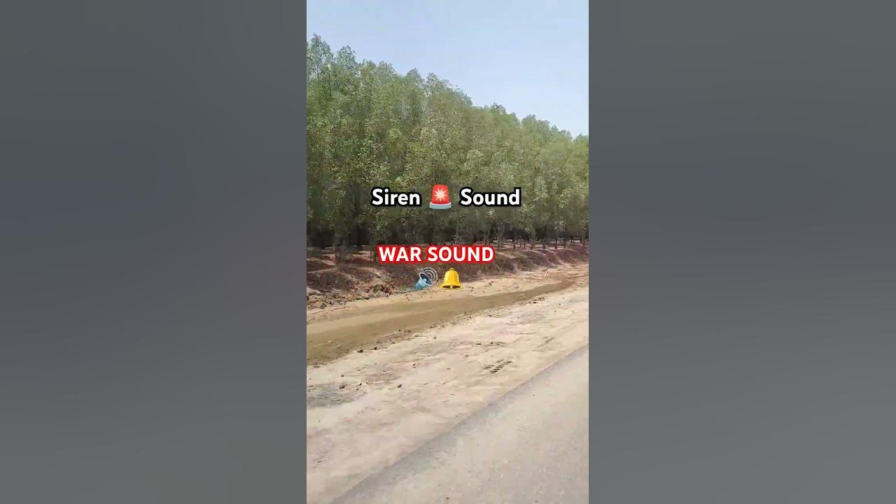 Air Raid Siren 🚨 | War Siren sound🔊 | war sound #warzone #trending #sirenhead