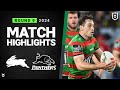 Nrl 2024  rabbitohs v panthers  match highlights