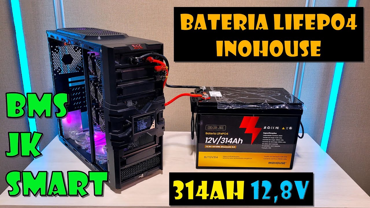 BATERIA LIFEPO4 12V 314AH INOHOUSE