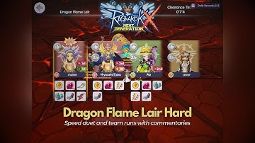 Dragon Flame Lair Hard instance, Mutant Dragonoid - 2H RG PoV & commentaries | ROX | Ragnarok X