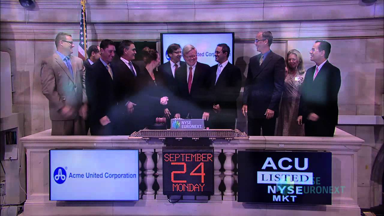 Acme United Corporation Visits the NYSE YouTube