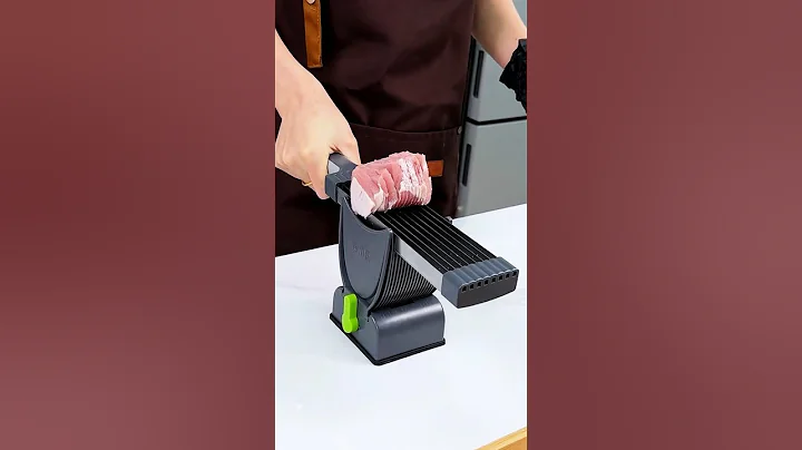 Multifunctional meat slicer. Cut into slices, shreds, cubes or minced meat.