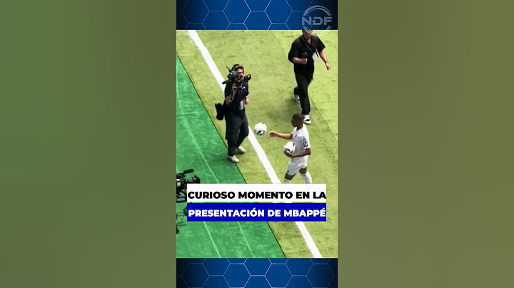 El curioso momento en la presentación de Kylian Mbappé en el Real Madrid 😱