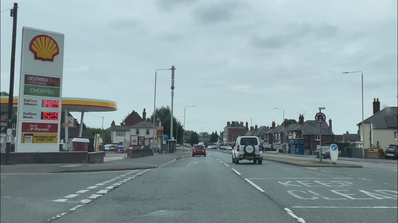 Driving along the A5199 from Wigston to Palmerston Way 19/05/23