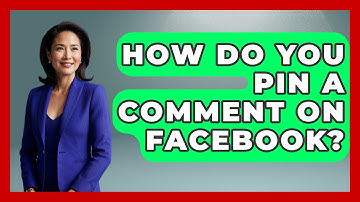 How Do You Pin A Comment On Facebook? - Everyday-Networking