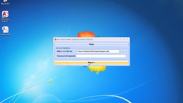 How To Use MS Access Delete Duplicate Entries Software