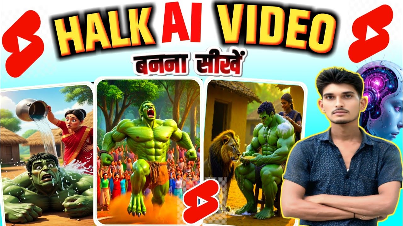Hulk AI Video Kaise Banaye | Free AI Hulk Animation Video | Hulk AI Shorts Hindi