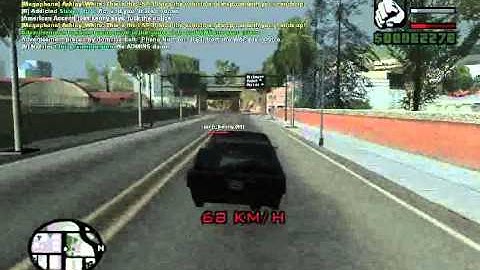 gta samp an old western police chase