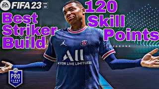 Best striker build at 120 skill points in FIFA 23 pro clubs