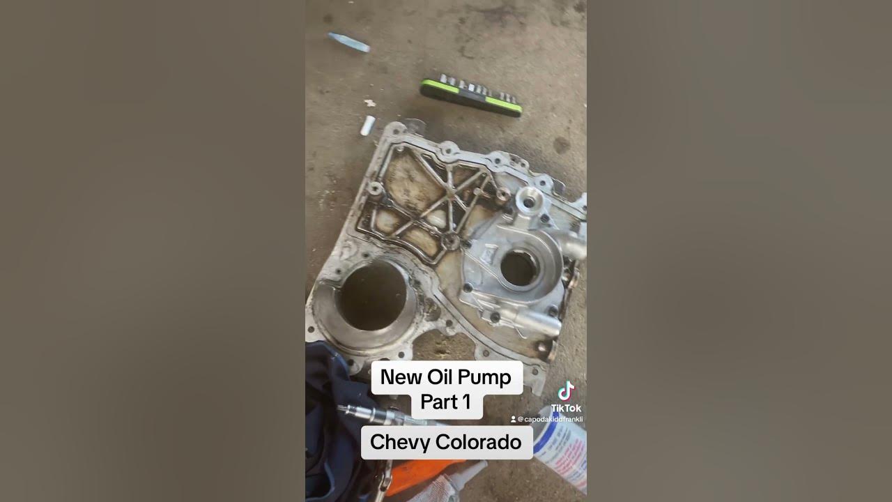 Changing oil pump on 2004 Chevy Colorado ( Full video cuming soon 