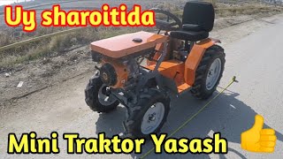 Uy sharoitida mini traktor yasash/Изготовление минитрактора в домашних условиях