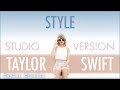 Taylor swift  style 1989 world tour studio version