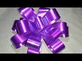 Make a puff bow / How to make a bow / Bow making for flower bouquests