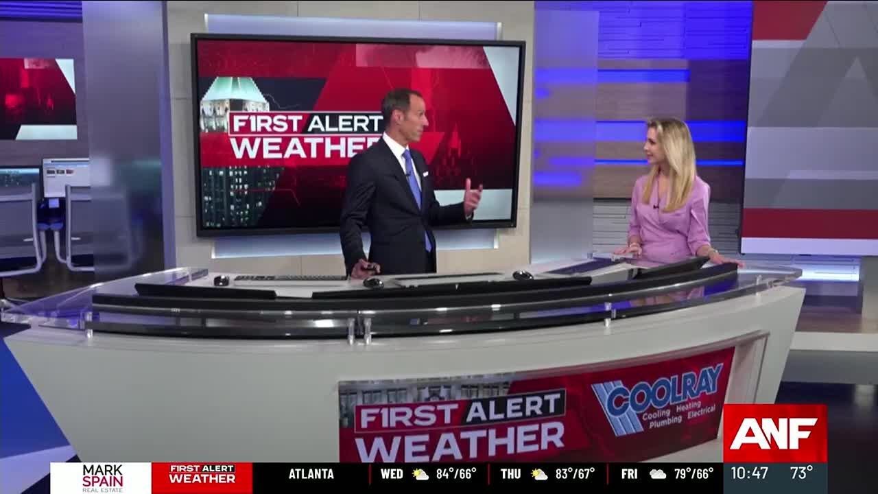 First Alert Forecast: Seasonably warm on Wednesday - YouTube