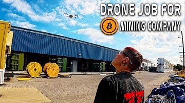 This is the coolest HIGH END drone job! (Bitcoin Mining Facility)