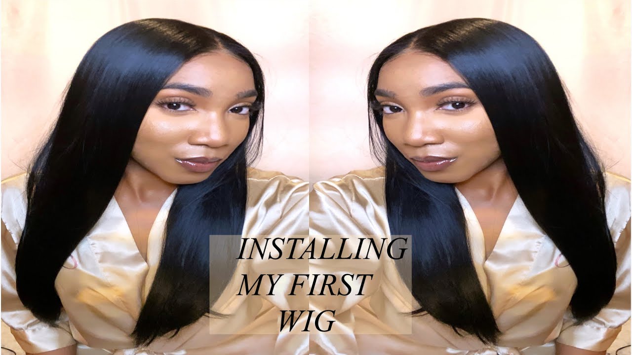 INSTALLING MY FIRST LACE FRONT WIG | FT. HERAREMY