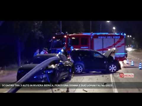 SCONTRO TRA 3 AUTO IN RIVIERA BERICA, FERITI UNA DONNA E DUE UOMINI | 14/10/2023