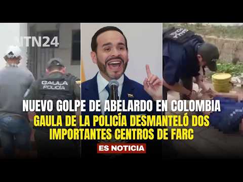 New blow from Abelardo in Colombia: Police Gaula dismantled two major FARC centers