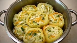 картинка: Квашеные Перцы с Капустой/ Вкуснейшая закуска к вашему столу!