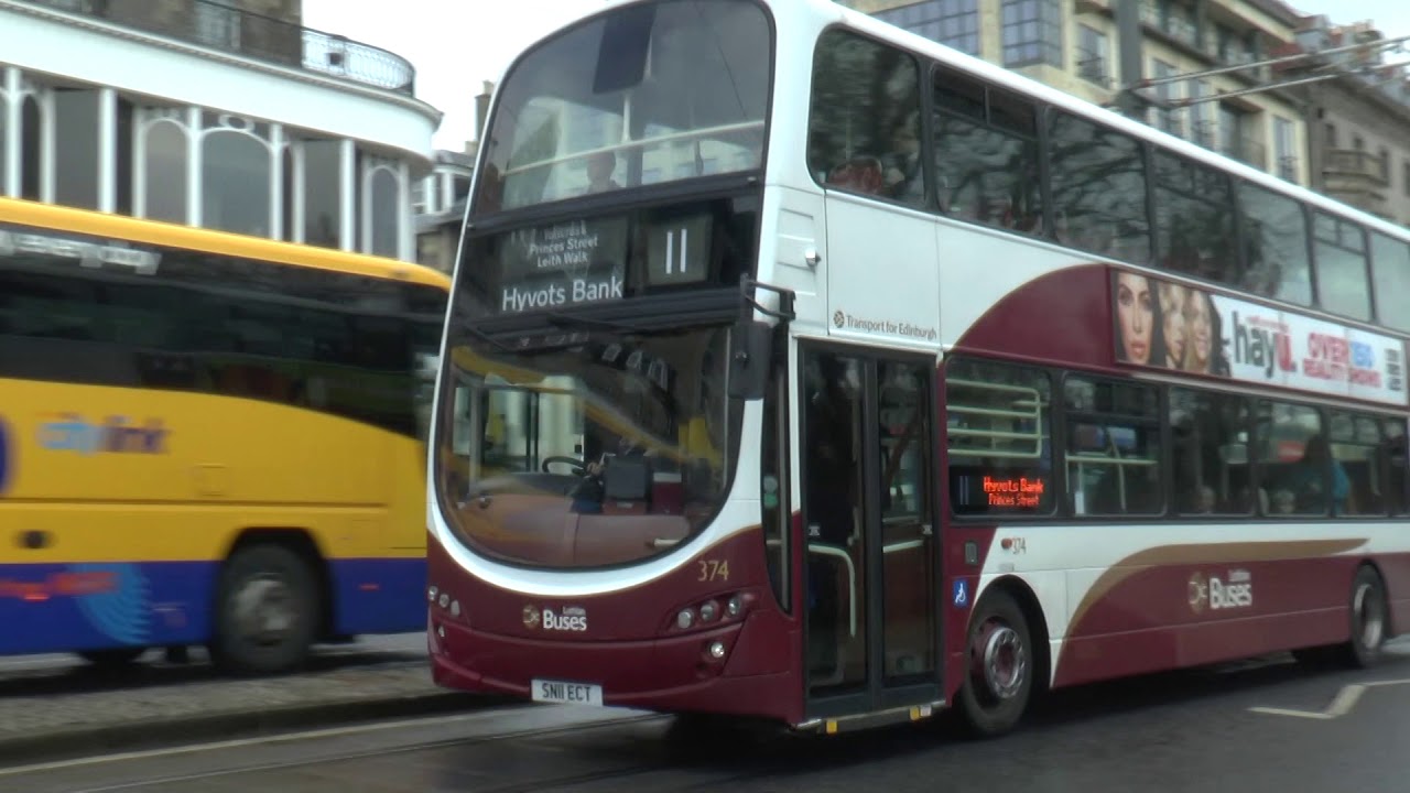 BUSES AND TRAMS EDINBURGH APRIL 2018