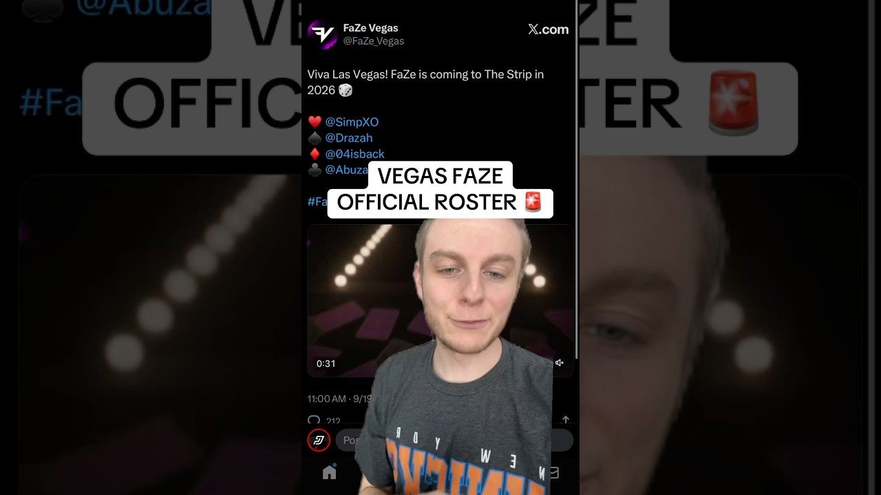 СОСТАВ И РЕБРЕНД VEGAS FAZE! 🔥