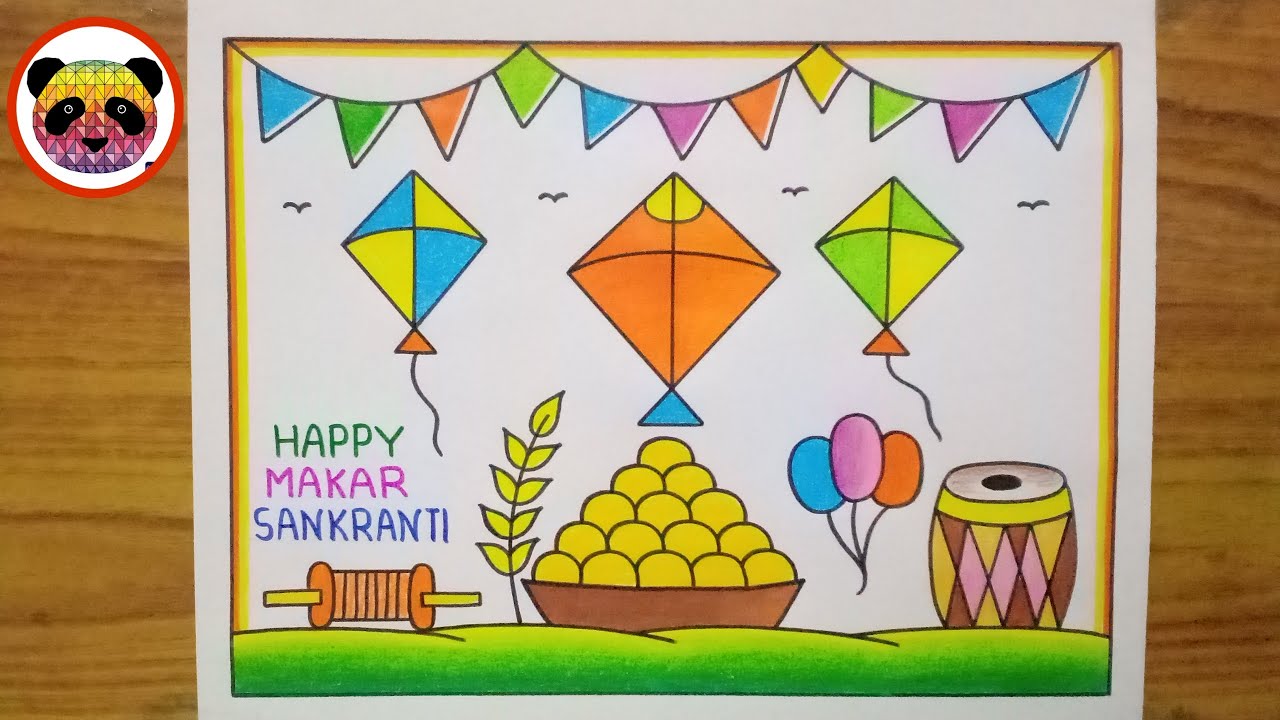 Butterfly Drawing, Kite, Makar Sankranti, Manja, Cartoon, Red, Pink,  Triangle, Kite, Makar Sankranti, Manja png | PNGWing