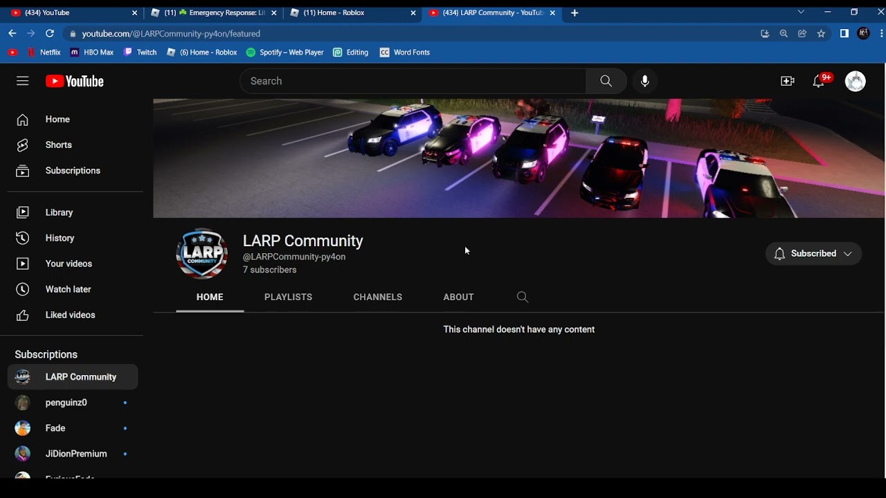 Roblox LARP ERLC Server Trailer YouTube Roblox LARP ERLC Server Trailer YouTube
