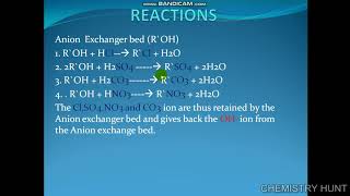 ION EXCHANGE METHOD OR DIONISATION METHOD OR DE-MINERALIZATION PROCESS